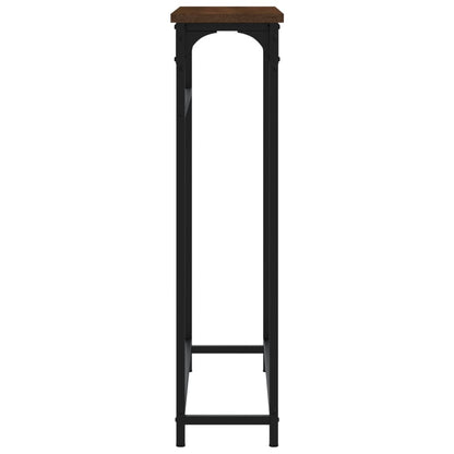 vidaXL Konsolentisch Braun Eichen-Optik 75x19,5x75 cm Holzwerkstoff