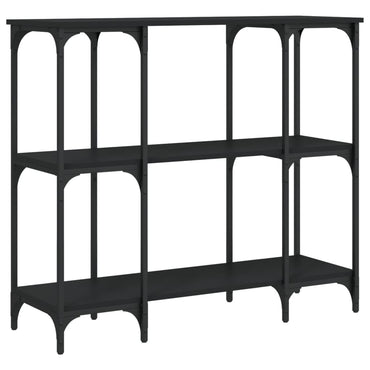 vidaXL Konsolentisch Schwarz 102x35x90 cm Holzwerkstoff