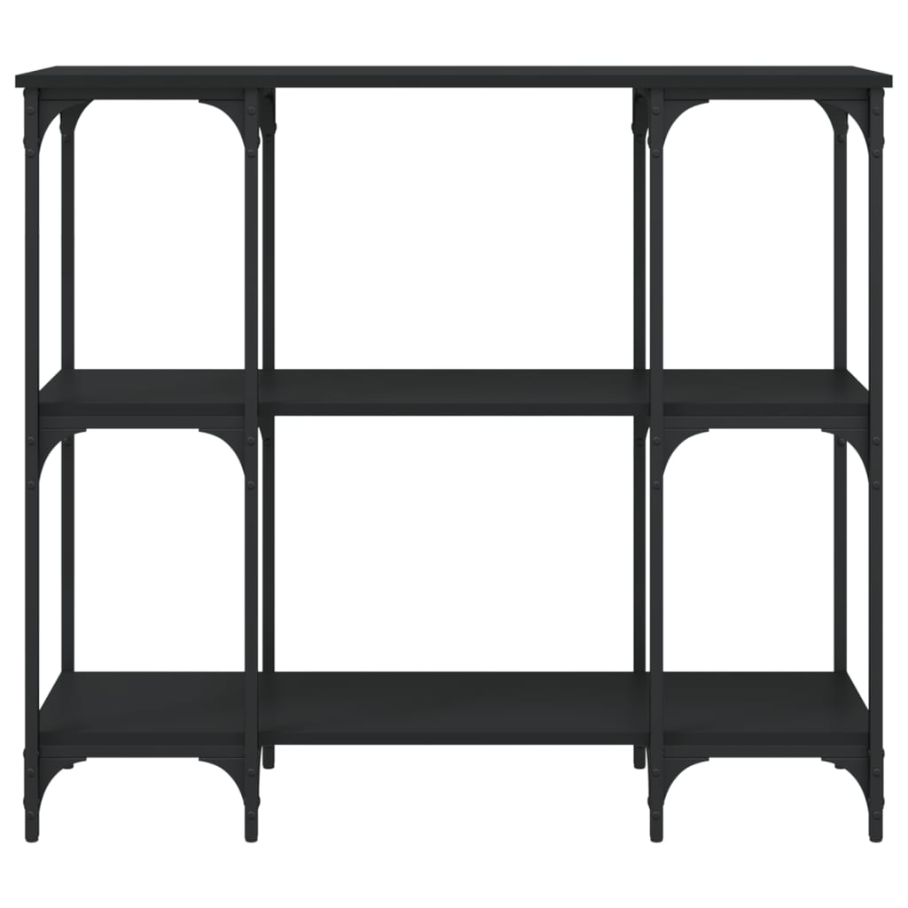 vidaXL Konsolentisch Schwarz 102x35x90 cm Holzwerkstoff