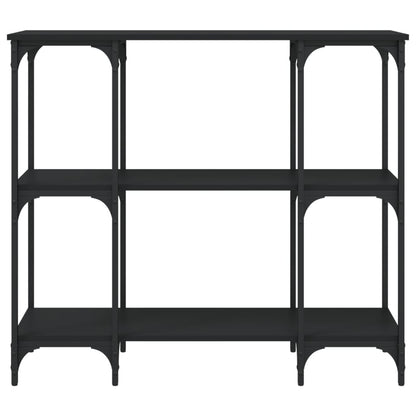 vidaXL Konsolentisch Schwarz 102x35x90 cm Holzwerkstoff
