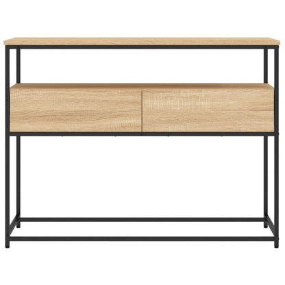vidaXL Konsolentisch Sonoma-Eiche 100x40x75 cm Holzwerkstoff