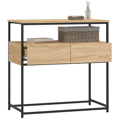 vidaXL Console Chêne Sonoma 75 x 40 x 75 cm Bois d'ingénierie