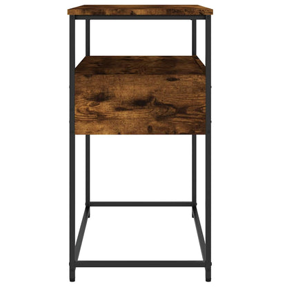 vidaXL Konsolentisch Räuchereiche 75x40x75 cm Holzwerkstoff