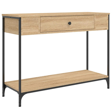 vidaXL Konsolentisch Sonoma-Eiche 100x34,5x75 cm Holzwerkstoff