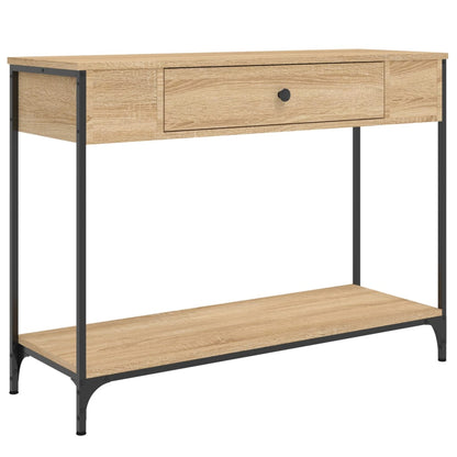 vidaXL Konsolentisch Sonoma-Eiche 100x34,5x75 cm Holzwerkstoff