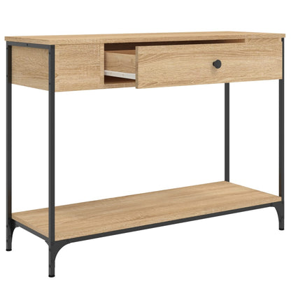 vidaXL Konsolentisch Sonoma-Eiche 100x34,5x75 cm Holzwerkstoff