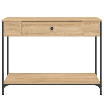 vidaXL Konsolentisch Sonoma-Eiche 100x34,5x75 cm Holzwerkstoff