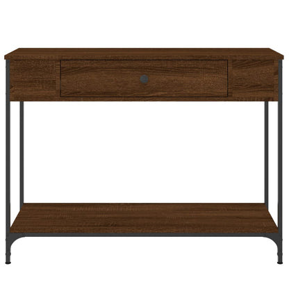 vidaXL Konsolentisch Braun Eichen-Optik 100x34,5x75 cm Holzwerkstoff