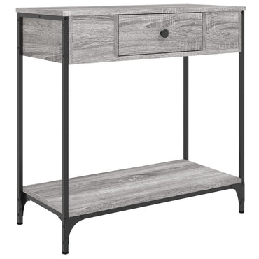 vidaXL Console table gris sonoma 75x34,5x75 cm Bois d'ingénierie