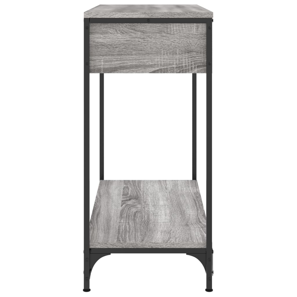 vidaXL Console table gris sonoma 75x34,5x75 cm Bois d'ingénierie