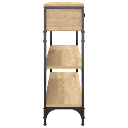 vidaXL Console Chêne Sonoma 100x25x75 cm Bois d'ingénierie