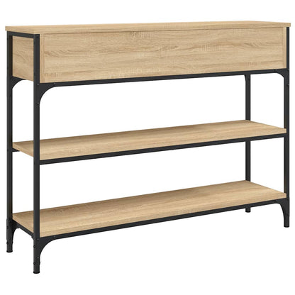 vidaXL Console Chêne Sonoma 100x25x75 cm Bois d'ingénierie