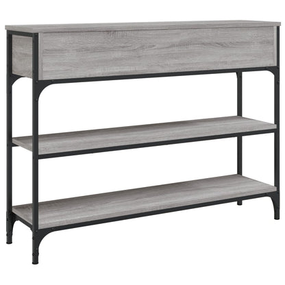 vidaXL Console gris sonoma 100x25x75 cm aggloméré