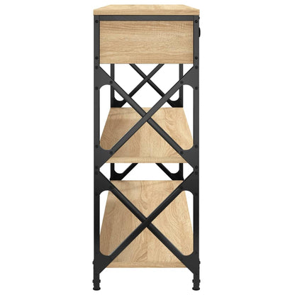 vidaXL Konsolentisch Sonoma-Eiche 100x28x75 cm Holzwerkstoff