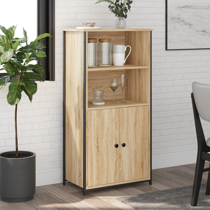 Highboard Sonoma-Eiche 62x36x121,5 cm Holzwerkstoff
