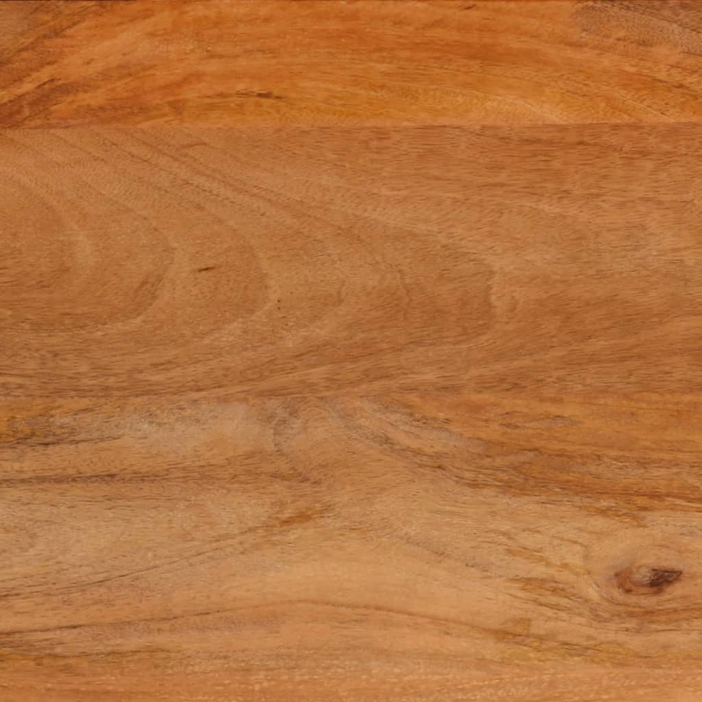 vidaXL Table basse marron et noir 100x54x40 cm Bois de manguier massif
