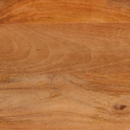 vidaXL Table basse marron et noir 100x54x40 cm Bois de manguier massif