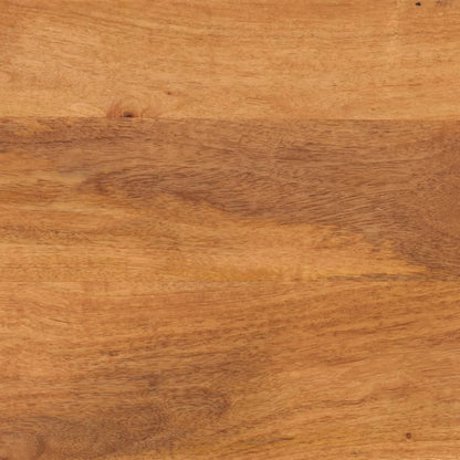 vidaXL Wand-Badschrank Braun und Schwarz Massivholz Mango