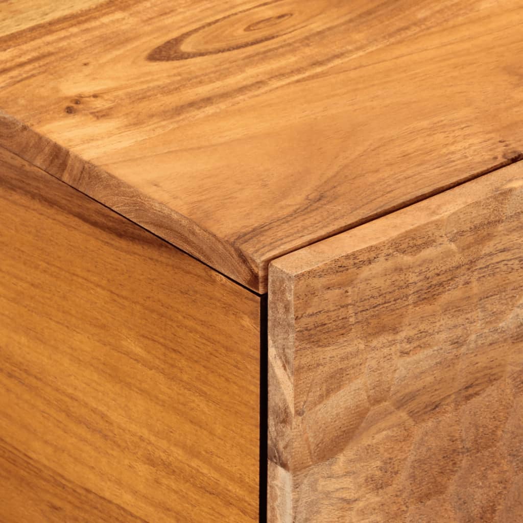 vidaXL Couchtisch 80x50x40 cm Massivholz Akazie
