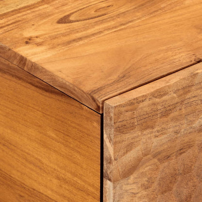 vidaXL Couchtisch 80x50x40 cm Massivholz Akazie
