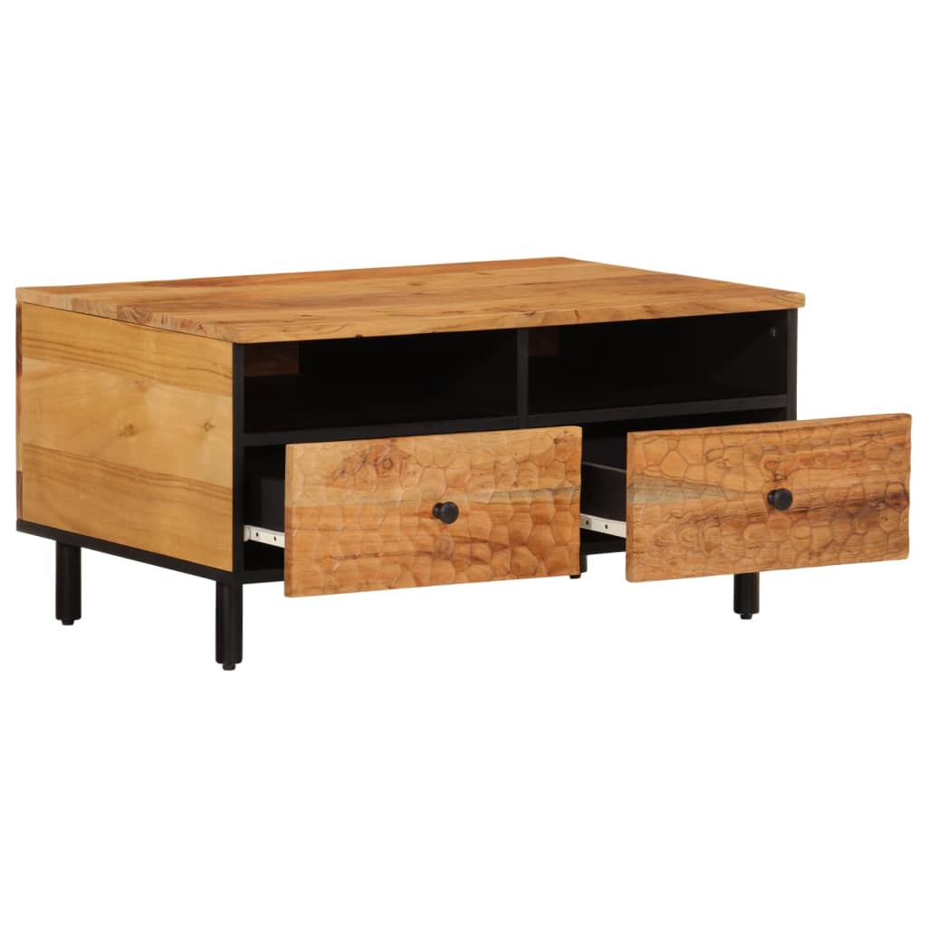 vidaXL Couchtisch 80x54x40 cm Massivholz Akazie