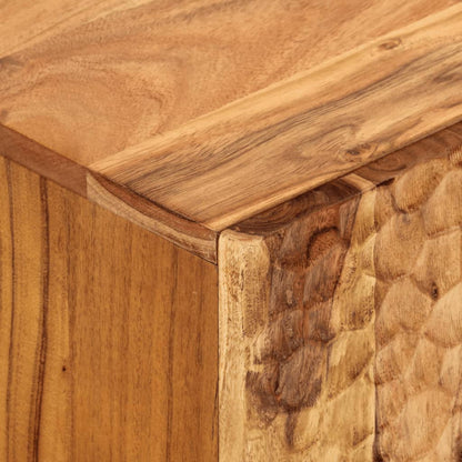 vidaXL Waschbeckenunterschrank 62x33x58 cm Massivholz Akazie