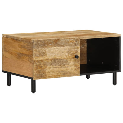 vidaXL Table basse 80x50x40 cm Bois de manguier massif