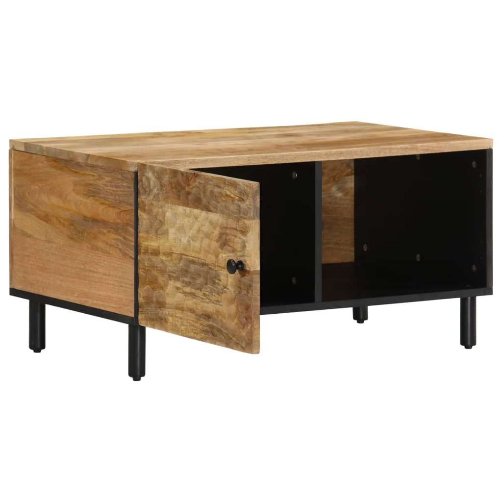 vidaXL Table basse 80x50x40 cm Bois de manguier massif