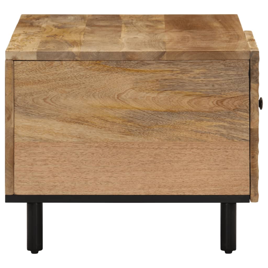 vidaXL Table basse 80x50x40 cm Bois de manguier massif
