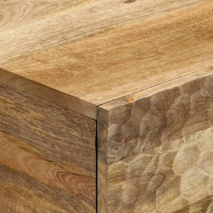 vidaXL Table basse 80x50x40 cm Bois de manguier massif