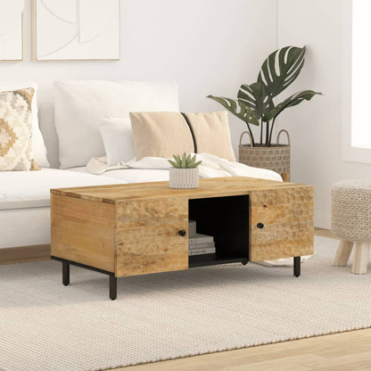vidaXL Table basse 100x54x40 cm Bois de manguier massif