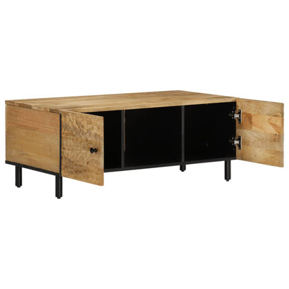 vidaXL Table basse 100x54x40 cm Bois de manguier massif