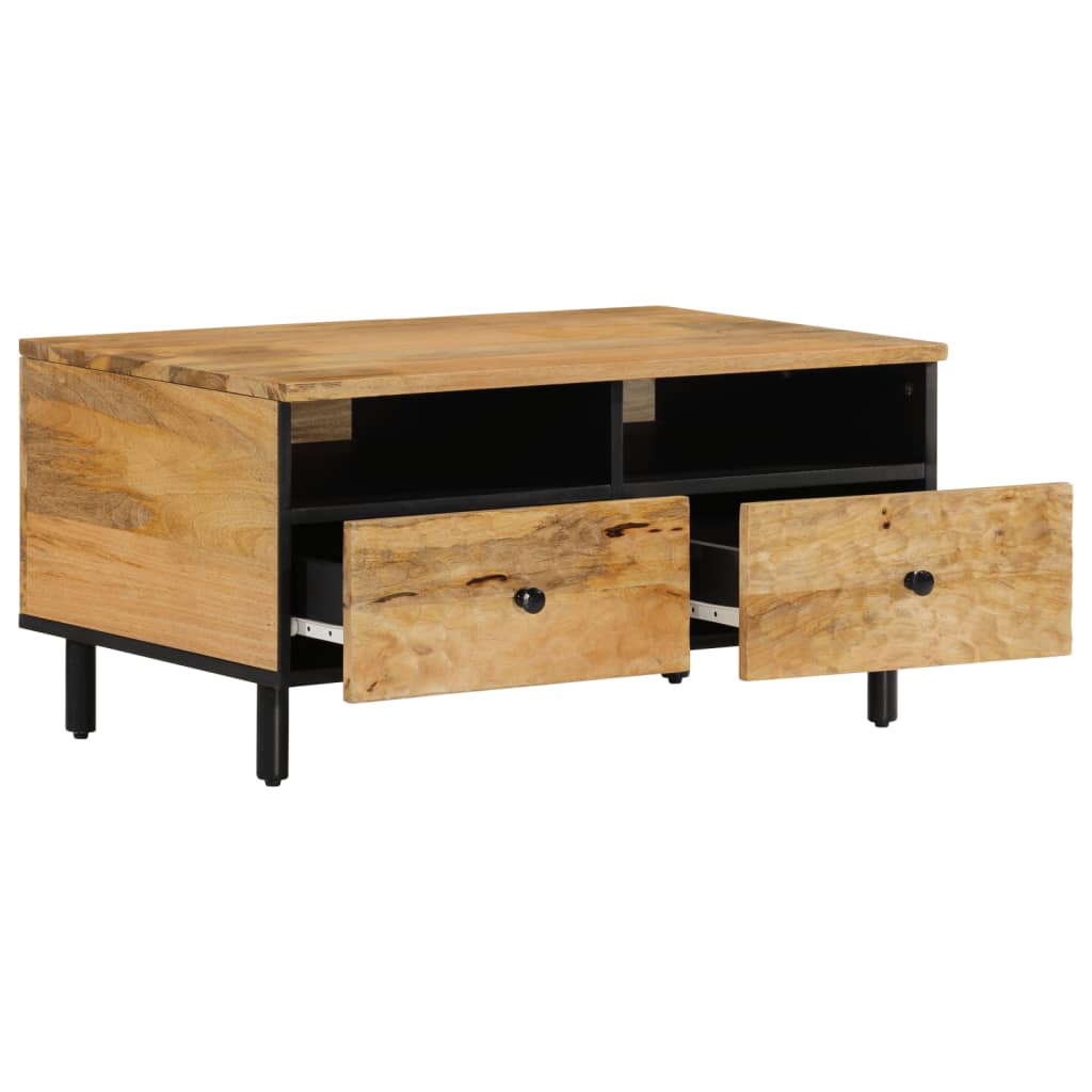 vidaXL Table basse 80x54x40 cm Bois de manguier massif