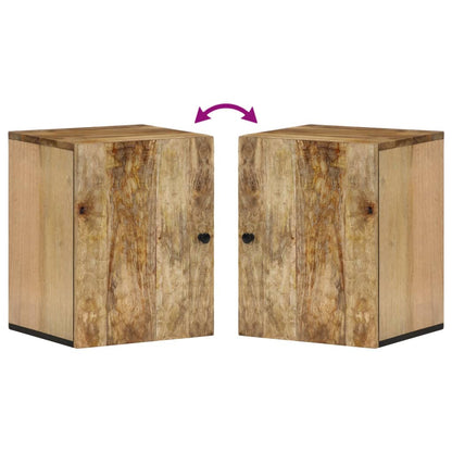vidaXL Bad-Wandschrank 38x33x48 cm Massivholz Mango