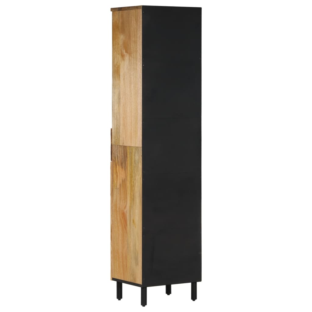 vidaXL Badschrank 38x33x160 cm Massivholz Mango