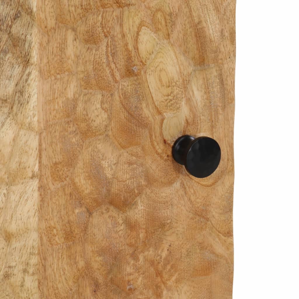vidaXL Badschrank 38x33x160 cm Massivholz Mango