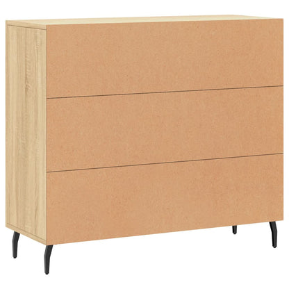 Sideboard Sonoma-Eiche 90x34x80 cm Holzwerkstoff