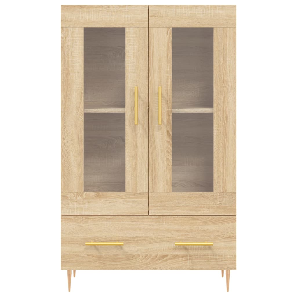 Highboard Sonoma-Eiche 69,5x31x115 cm Holzwerkstoff