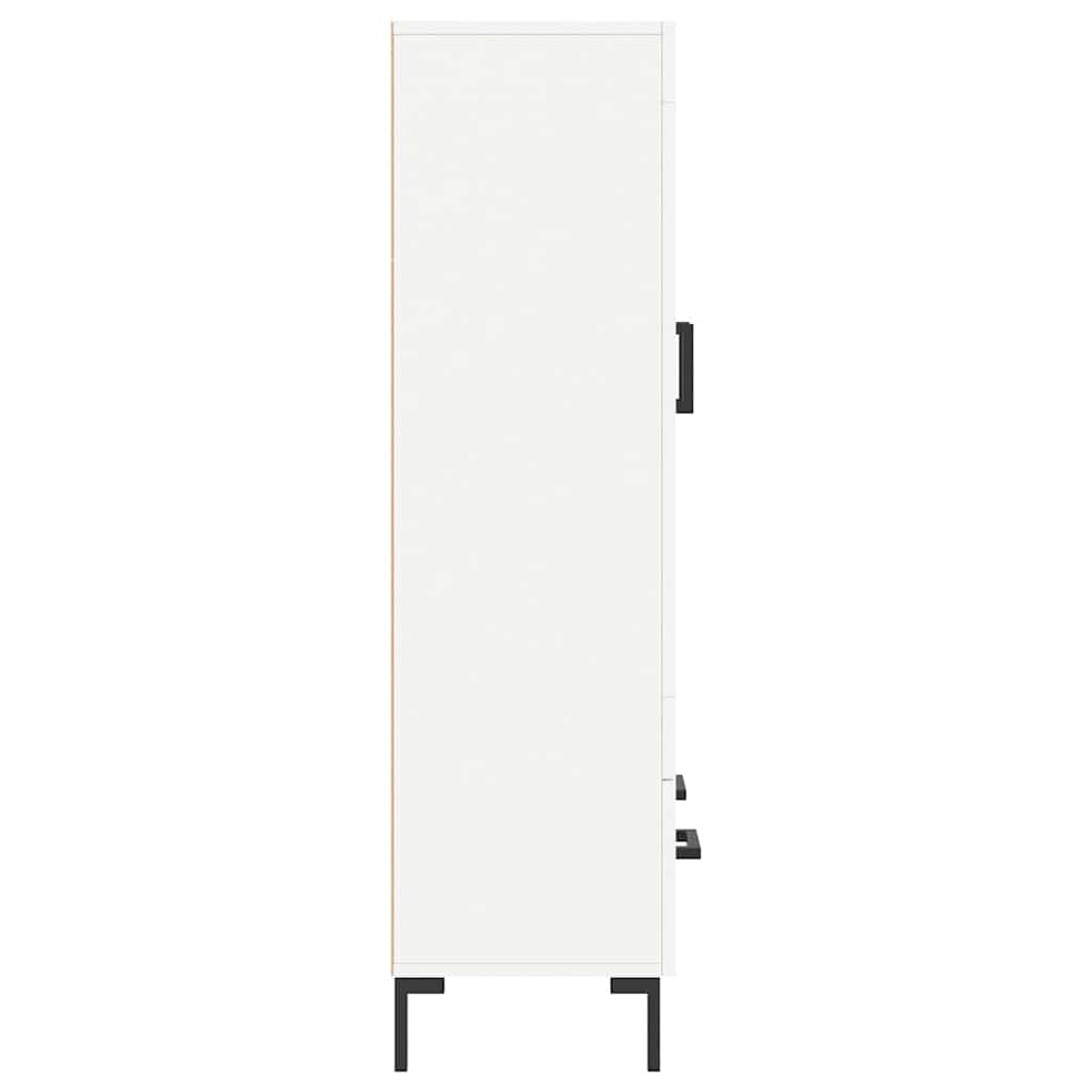 vidaXL Highboard Weiß 69,5x31x115 cm Holzwerkstoff