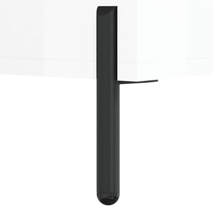 vidaXL TV-Schrank Hochglanz-Weiß 80x36x50 cm Holzwerkstoff