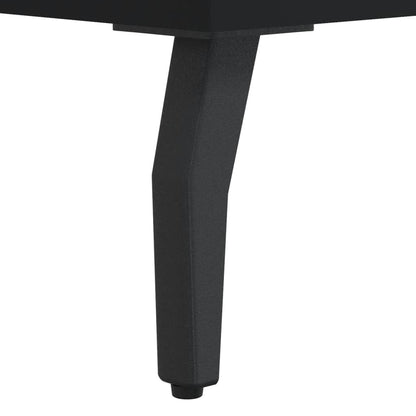 vidaXL Meuble TV Noir 80x36x50 cm Bois d'ingénierie
