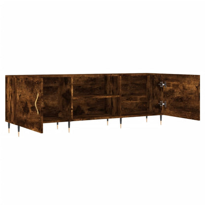 vidaXL TV-Schrank Räuchereiche 150x30x50 cm Holzwerkstoff