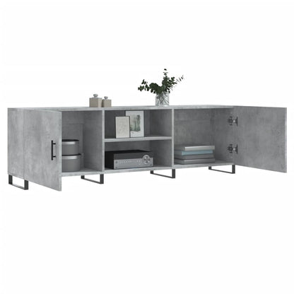 vidaXL TV-Schrank Betongrau 150x30x50 cm Holzwerkstoff