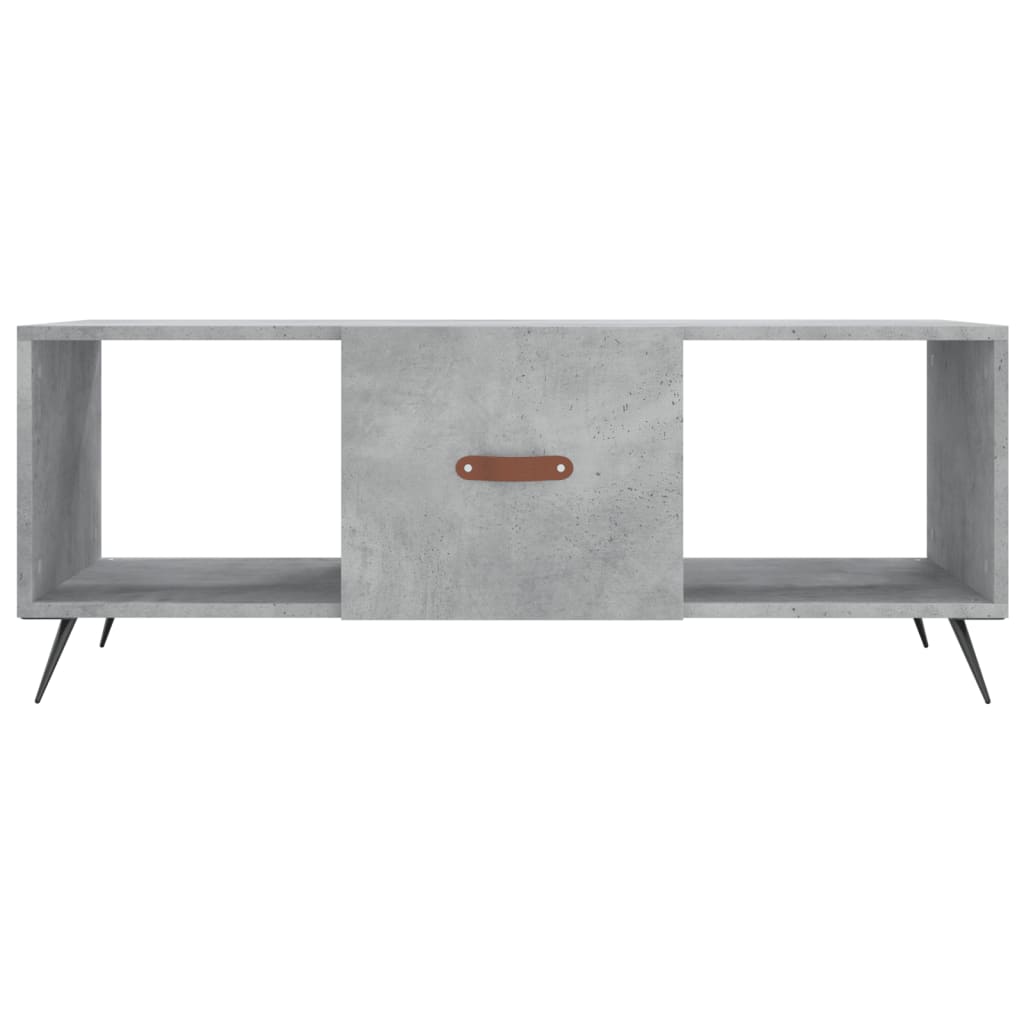 vidaXL Couchtisch Betongrau 102x50x40 cm Holzwerkstoff
