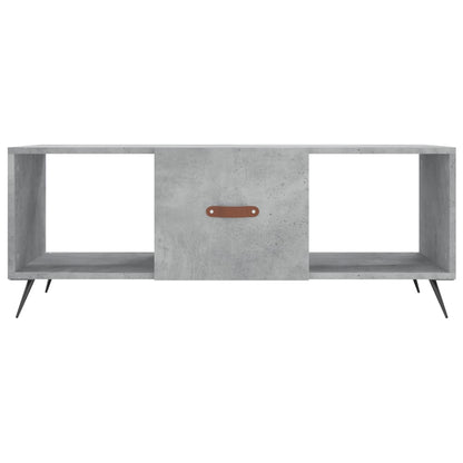 vidaXL Couchtisch Betongrau 102x50x40 cm Holzwerkstoff