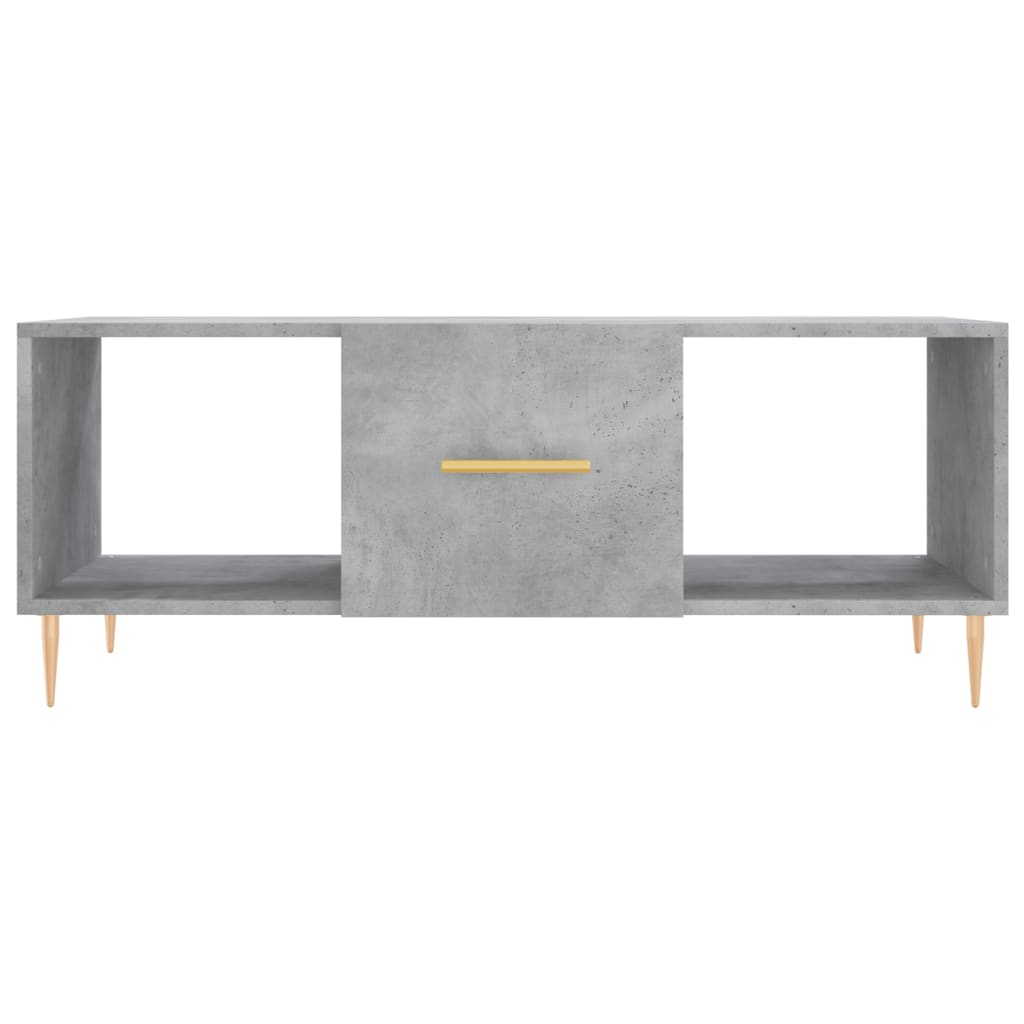 vidaXL Couchtisch Betongrau 102x50x40 cm Holzwerkstoff