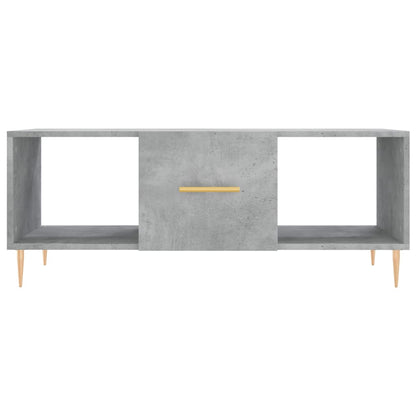 vidaXL Couchtisch Betongrau 102x50x40 cm Holzwerkstoff