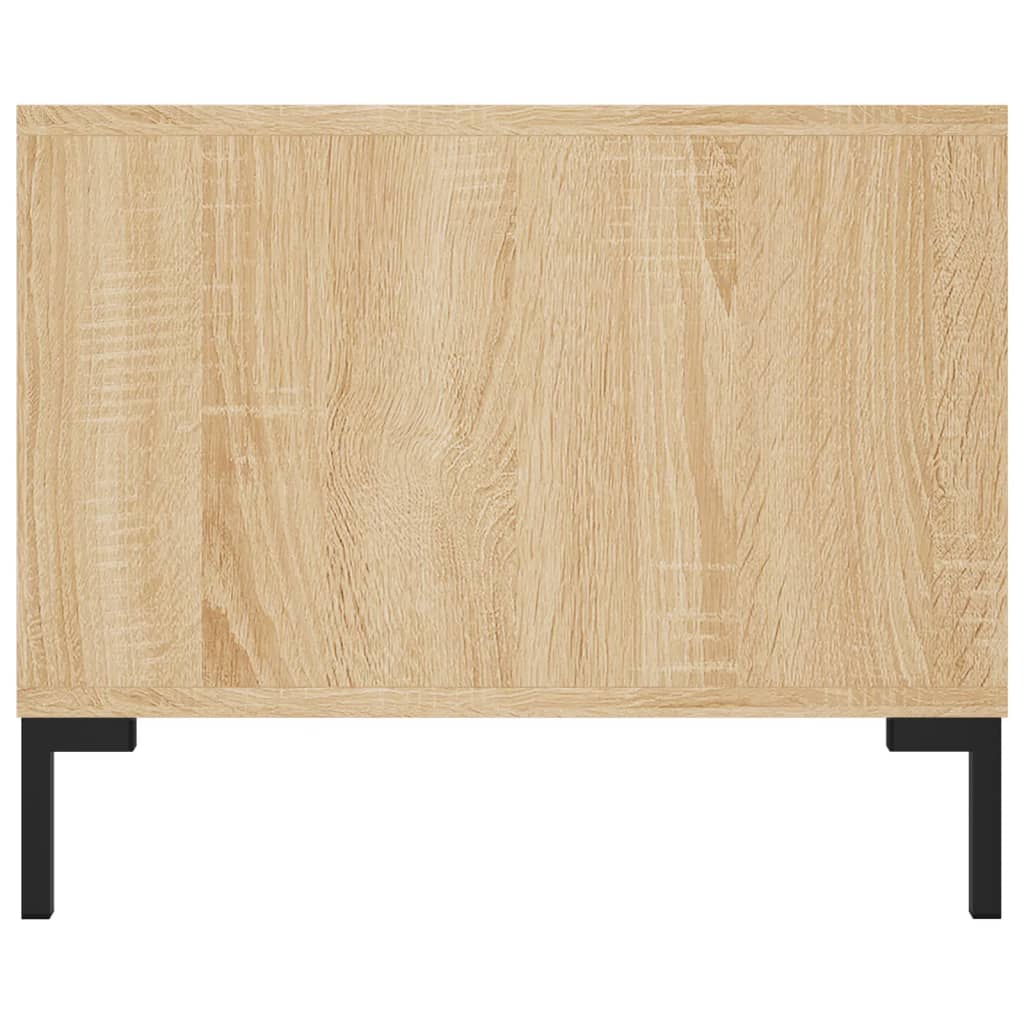vidaXL Table basse chêne sonoma 102x50x40 cm, bois d'ingénierie