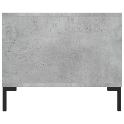 vidaXL Table basse gris béton 102x50x40 cm aggloméré