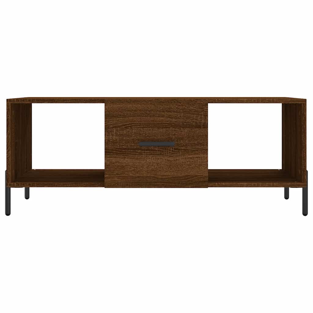 vidaXL Couchtisch Braun Eichen-Optik 102x50x40 cm Holzwerkstoff